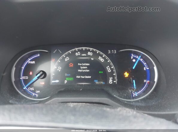 JTMEWRFV0KJ026946 2019 TOYOTA RAV4 HYBRID Серебряный Вид задних сидений