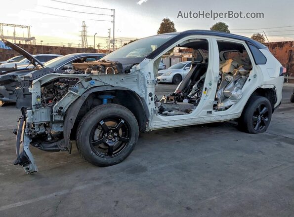 JTMEWRFV1KD504726 2019 TOYOTA RAV4 Белый Передняя левая четверть