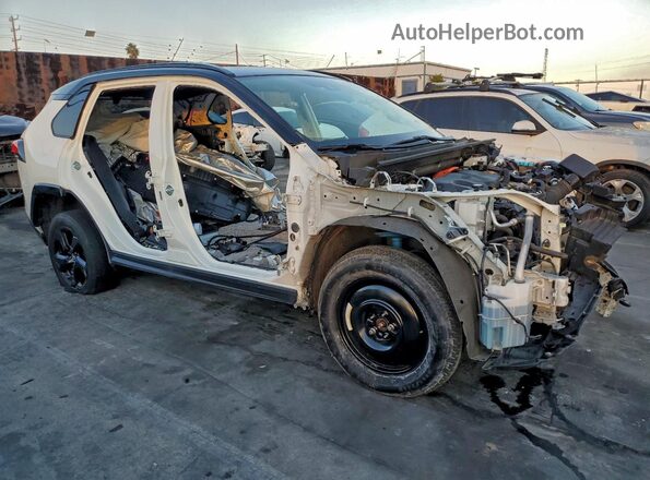 JTMEWRFV1KD504726 2019 TOYOTA RAV4 Белый Передняя правая четверть