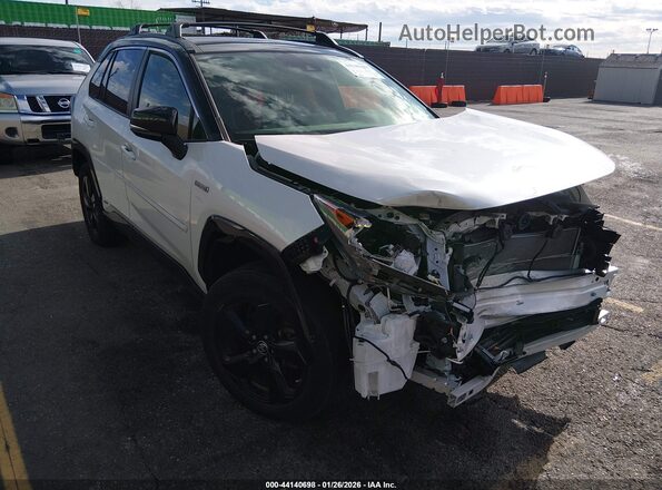 JTMEWRFV6KD522882 2019 TOYOTA RAV4 HYBRID White Przód prawy