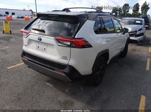 JTMEWRFV6KD522882 2019 TOYOTA RAV4 HYBRID White Tył prawy
