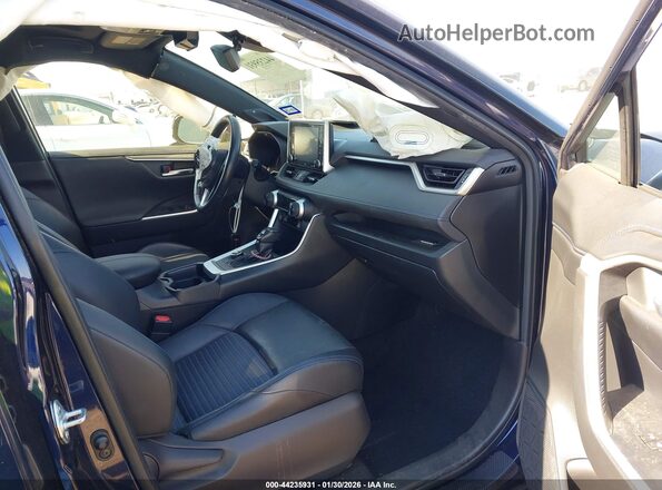 JTMEWRFV6LD550621 2020 TOYOTA RAV4 HYBRID Blue Вид салону спереду