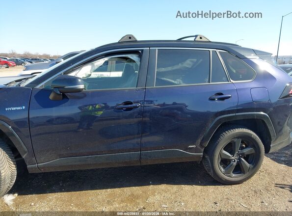 JTMEWRFV6LD550621 2020 TOYOTA RAV4 HYBRID Blue Панорамний вид салону 360°