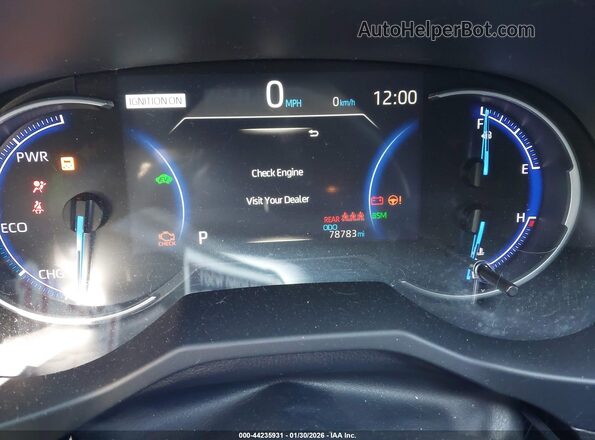 JTMEWRFV6LD550621 2020 TOYOTA RAV4 HYBRID Blue Вид задніх сидінь