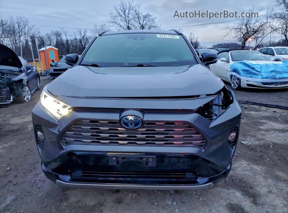 JTMEWRFV8KJ024846 2019 TOYOTA RAV4 Серый Вид спереди