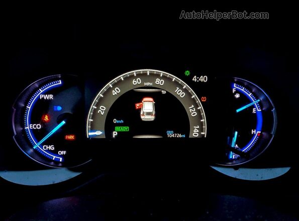 JTMEWRFV8KJ024846 2019 TOYOTA RAV4 Серый Вид щитка приборов