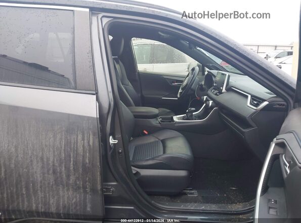 JTMEWRFV9KJ016108 2019 TOYOTA RAV4 HYBRID Gray Widok wnętrza z przodu