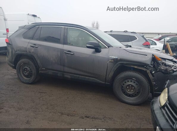 JTMEWRFV9KJ016108 2019 TOYOTA RAV4 HYBRID Gray Przód prawy