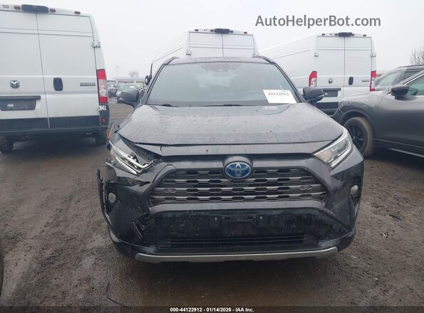 JTMEWRFV9KJ016108 2019 TOYOTA RAV4 HYBRID Gray Widok zestawu wskaźników