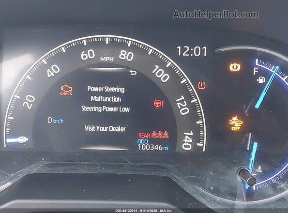 JTMEWRFV9KJ016108 2019 TOYOTA RAV4 HYBRID Gray 