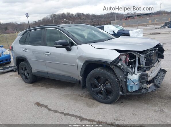JTMEWRFVXKJ004100 2019 TOYOTA RAV4 HYBRID Серебряный Панорамный вид салона 360°