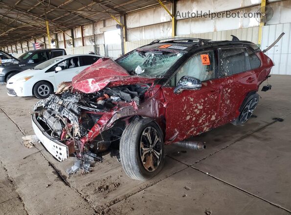 JTMFB3FVXMD039167 2021 TOYOTA RAV4 Red Передня ліва чверть
