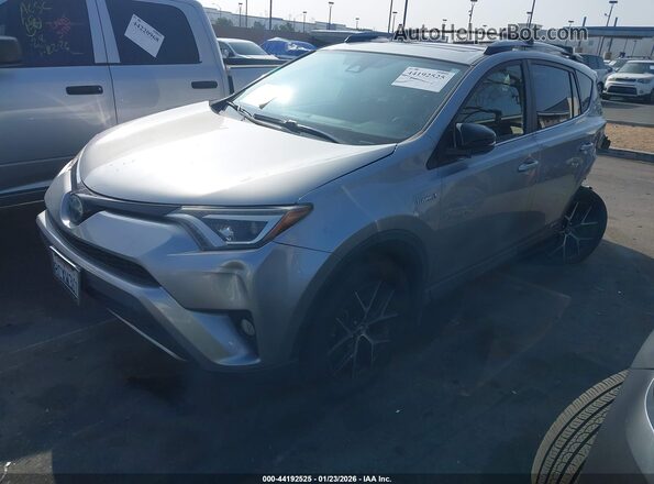 JTMJJREV5JD182041 2018 TOYOTA RAV4 HYBRID Серебряный Передняя левая четверть