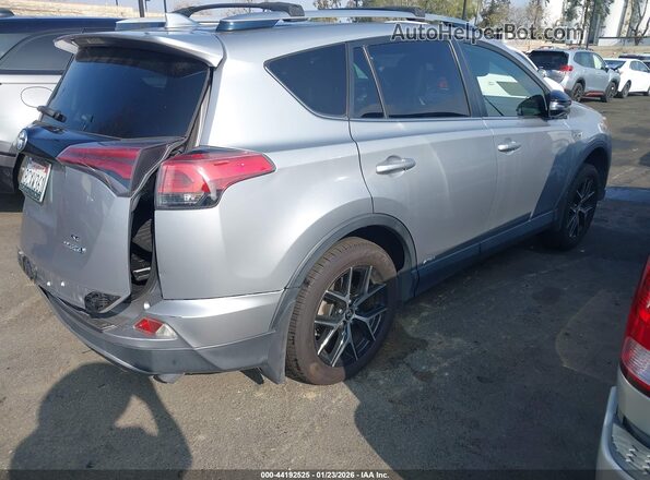 JTMJJREV5JD182041 2018 TOYOTA RAV4 HYBRID Серебряный Задняя правая четверть