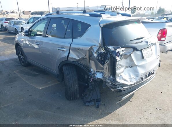 JTMJJREV5JD182041 2018 TOYOTA RAV4 HYBRID Серебряный Задняя левая четверть