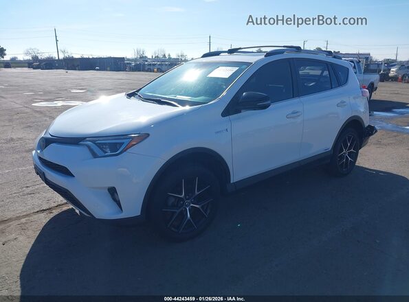 JTMJJREV5JD229925 2018 TOYOTA RAV4 HYBRID Белый Передняя левая четверть