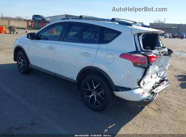 JTMJJREV5JD229925 2018 TOYOTA RAV4 HYBRID Белый Задняя левая четверть