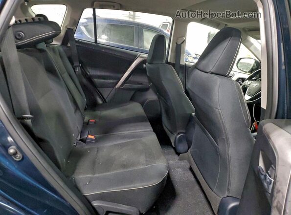 JTMWFREV0JJ752827 2018 TOYOTA RAV4 Blue Вид задніх сидінь