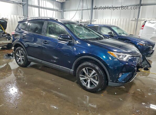 JTMWFREV0JJ752827 2018 TOYOTA RAV4 Blue Передня права чверть
