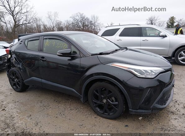 JTNKHMBX5M1102389 2021 TOYOTA C-HR Black Вид задньої частини салону