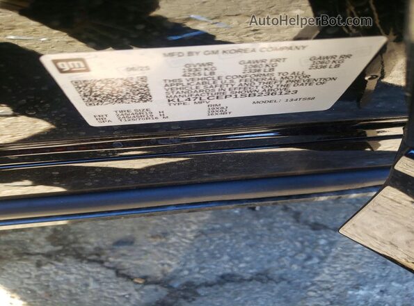 KL47LCEP1SB236123 2025 BUICK OTHER Черный Вид наклейки с VIN-кодом