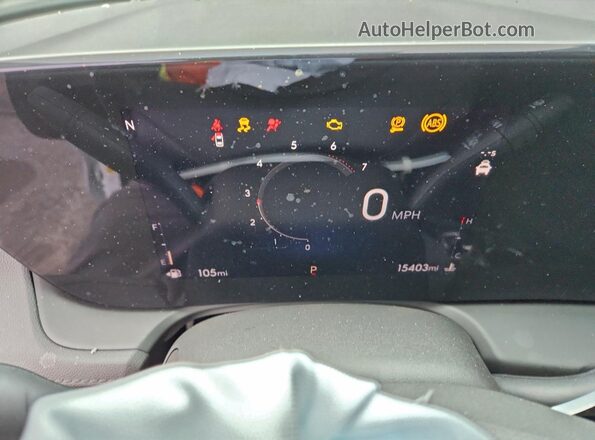 KL4AMBSL1SB215707 2025 BUICK ENCORE Белый Вид щитка приборов