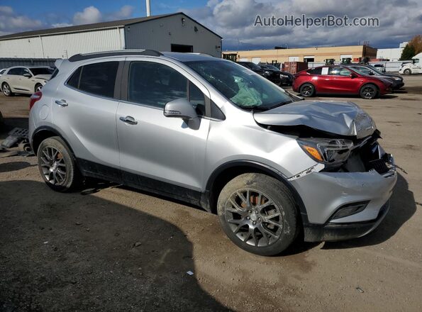 KL4CJ2SB4KB847092 2019 BUICK ENCORE Серебряный Передняя правая четверть