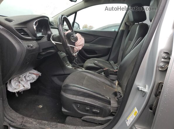 KL4CJ2SB4KB847092 2019 BUICK ENCORE Серебряный Вид салона спереди