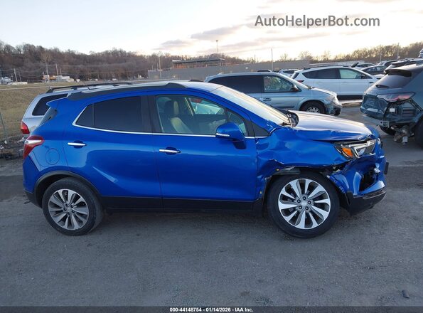 KL4CJASB2JB670132 2018 BUICK ENCORE Синий Вид задней части салона