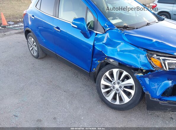 KL4CJASB2JB670132 2018 BUICK ENCORE Синий Вид спереди