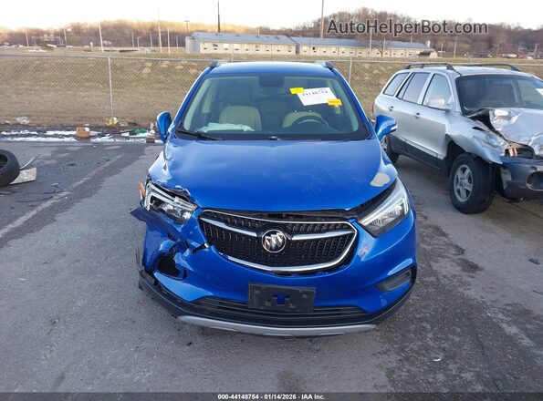 KL4CJASB2JB670132 2018 BUICK ENCORE Синий Вид щитка приборов