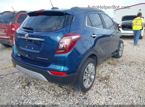 KL4CJASB5KB733709 2019 BUICK ENCORE Синий Задняя правая четверть