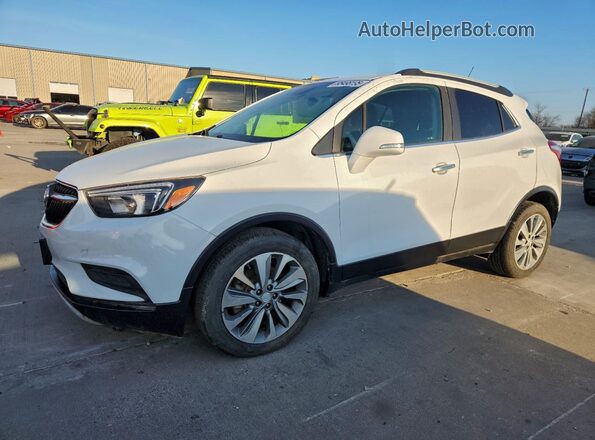 KL4CJASB6JB622147 2018 BUICK ENCORE Белый Передняя левая четверть