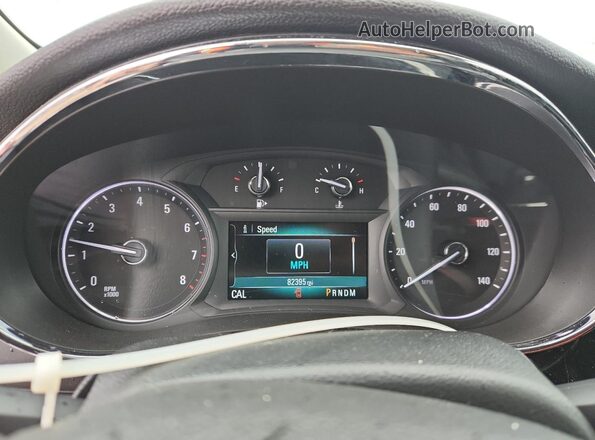 KL4CJASB9HB046547 2017 BUICK ENCORE Серебряный Вид щитка приборов