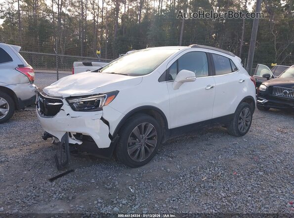 KL4CJCSB4JB549386 2018 BUICK ENCORE White Vista tres cuartos delantera izquierda