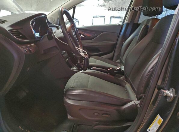 KL4CJESB4HB124093 2017 BUICK ENCORE Угольный Вид салона спереди