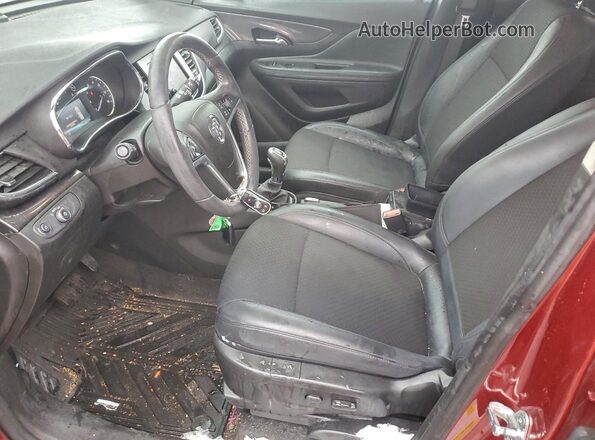 KL4CJESM4NB560780 2022 BUICK ENCORE Бордовый Вид салона спереди