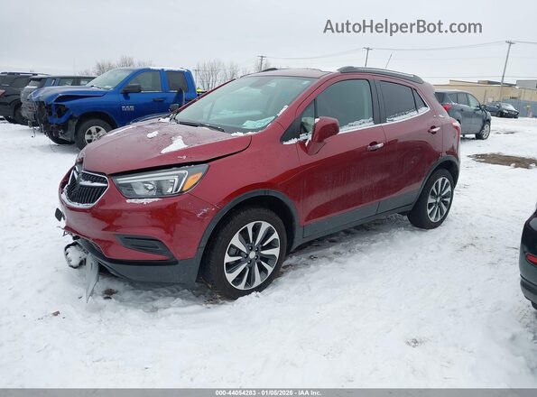 KL4CJESM7NB513632 2022 BUICK ENCORE Красный Передняя левая четверть