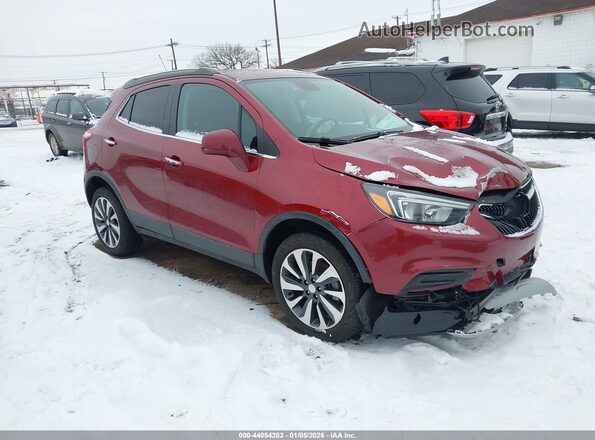 KL4CJESM7NB513632 2022 BUICK ENCORE Красный Передняя правая четверть