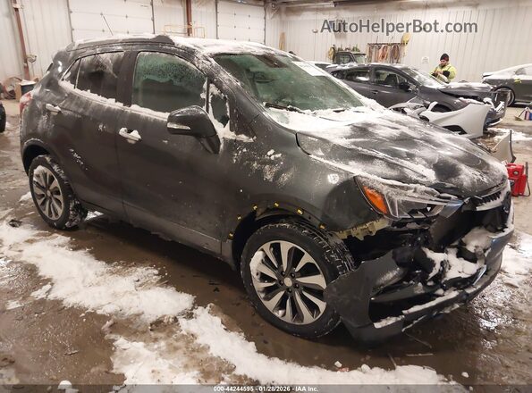 KL4CJHSB7JB505864 2018 BUICK ENCORE Серый Передняя правая четверть