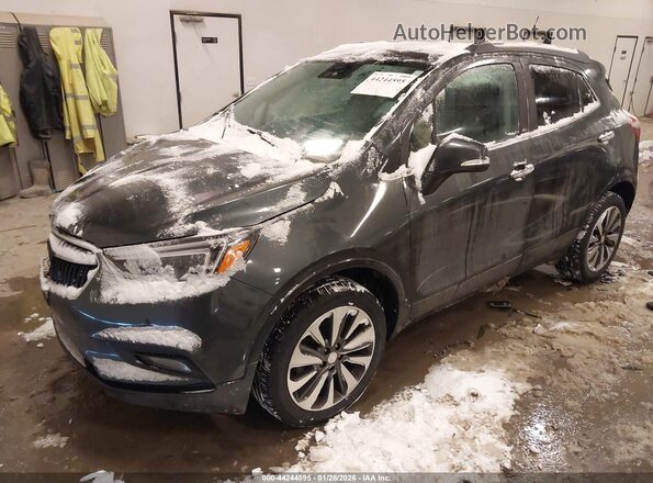 KL4CJHSB7JB505864 2018 BUICK ENCORE Серый Передняя левая четверть
