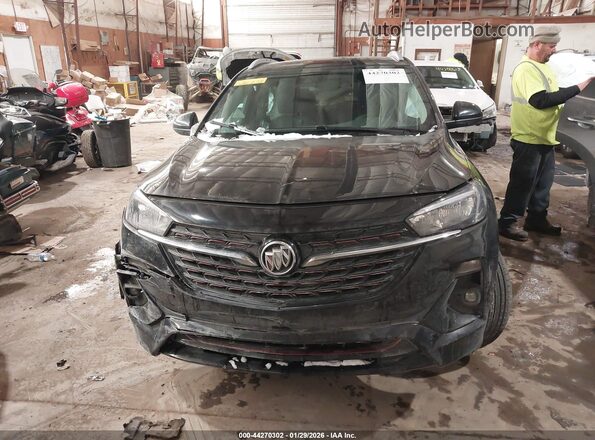 KL4MMESL7PB081436 2023 BUICK ENCORE Black წინა პანელის ხედი