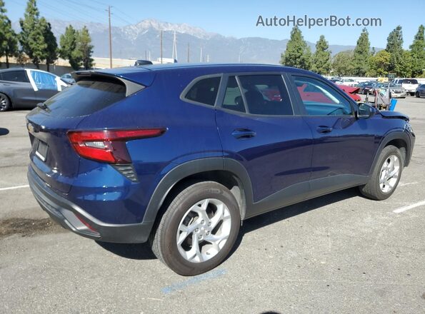 KL77LFE27RC148805 2024 CHEVROLET TRAX Синий Задняя правая четверть