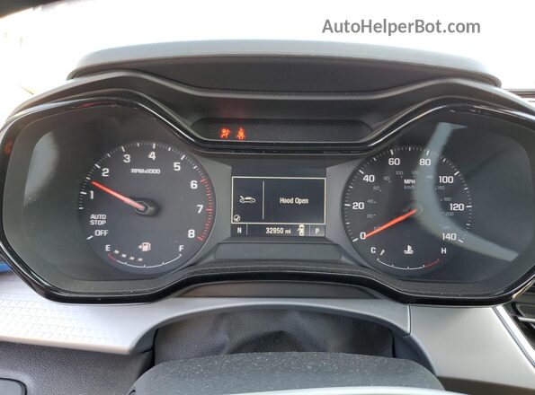 KL77LFE27RC148805 2024 CHEVROLET TRAX Синий Вид щитка приборов