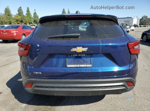 KL77LFE27RC148805 2024 CHEVROLET TRAX Синий Вид сзади