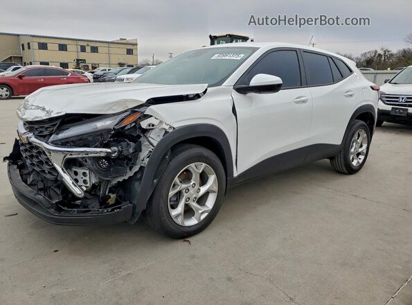 KL77LFEP1SC064500 2025 CHEVROLET TRAX White Передня ліва чверть