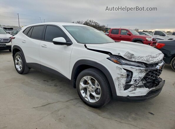 KL77LFEP1SC064500 2025 CHEVROLET TRAX White Передня права чверть