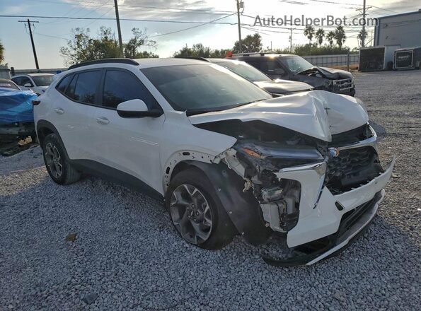 KL77LHEP2SC024308 2025 CHEVROLET TRAX White Передня права чверть