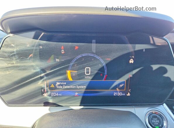 KL77LHEP7TC007733 2026 CHEVROLET TRAX Green Вид щитка приладів