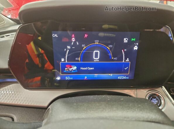 KL77LHEPXTC027801 2026 CHEVROLET TRAX Red Instrument cluster view